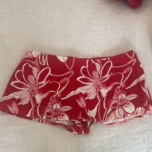 Reformation Mia Low Waist Mini Skort, Size 2